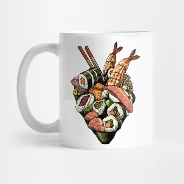 Sushi Heart by GoshWow®